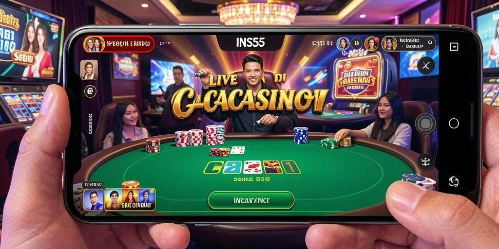 Gameplay Live Casino yang mendebarkan dan interaktif.
