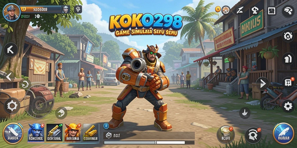 Screenshot gameplay KOKO288 yang menampilkan aksi permainan Simulation.