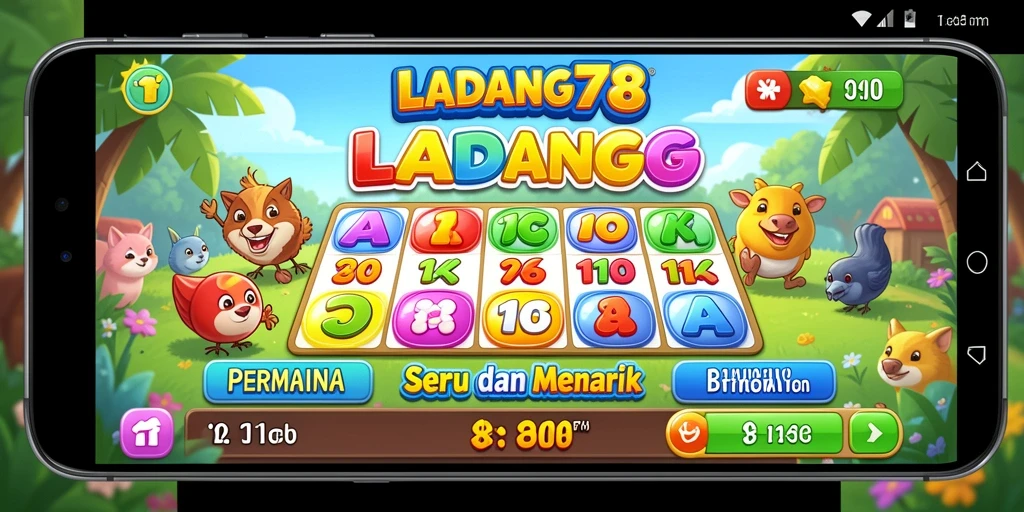 Tampilan menarik dari permainan Bingo di LADANG78 yang penuh keseruan.