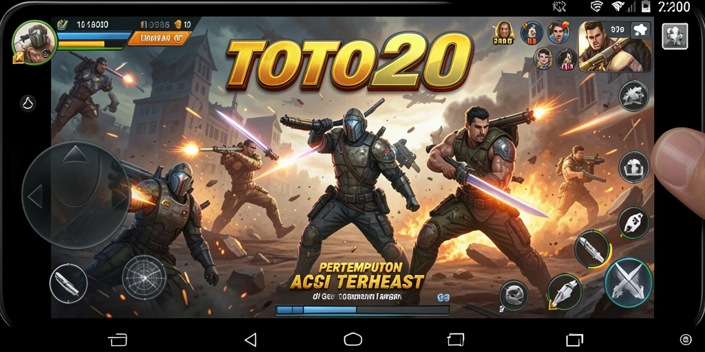 Tangkapan layar gameplay mendebarkan dalam aksi TOTO20.