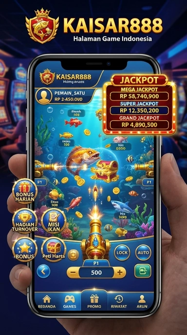 Tampilan utama aplikasi kaisar888 yang menarik dan mudah dinavigasi.